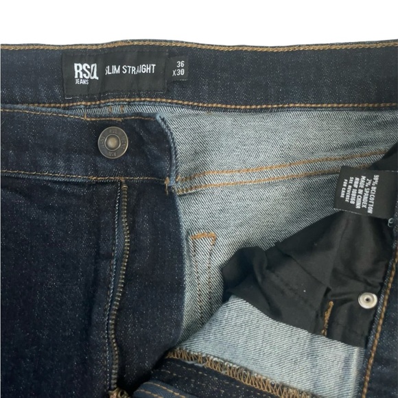 RSQ Men’s Relaxed Taper Jean and Slim Straight Jean - Picture 3 of 5